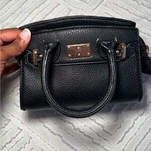 SHEIN Black Leather Crossbody